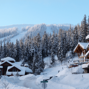CANADIAN HOUSE WITH SNOW
